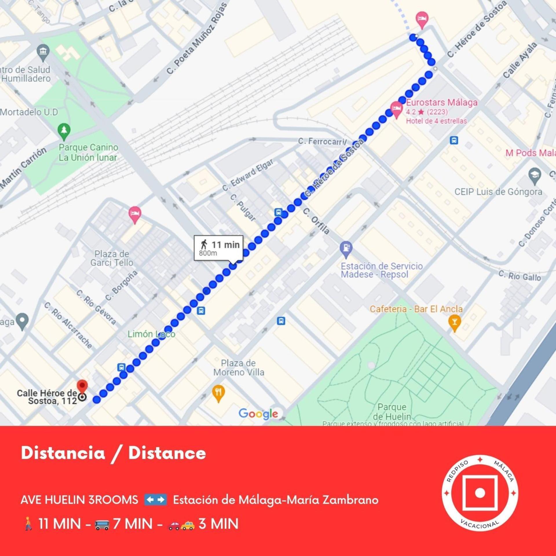 Ave Huelin 3Rooms Alojamiento Con Parking Y Ac 马拉加 外观 照片